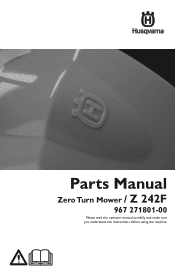 Husqvarna Z242F CARB Parts Manual