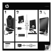 HP All-in-One 200-5200 Setup Poster (Page 1)