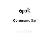 Polk Audio Command Bar User Guide 4