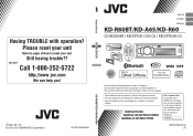 JVC KD-R80BT Instructions