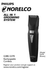 Philips G380/60 User manual