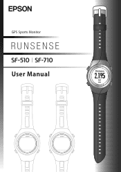 Epson Runsense SF-510 User Manual