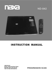 Naxa ND-842 Instruction Manual
