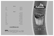 Fellowes HD-10Cs Manual