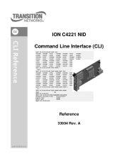 Lantronix C4221-4848 CLI Reference Guide Rev A PDF 1.18 MB