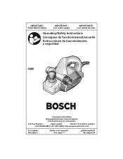 Bosch 3365 Operating Instructions