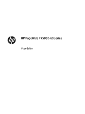 HP PageWide P70000 User Guide