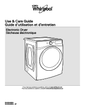 Whirlpool WED7540FW Use & Care Guide