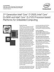 Intel BX80623I72600 Platform Guide