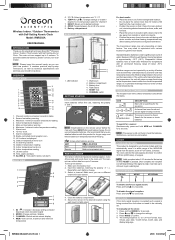 Oregon Scientific RMR382A US User Manual