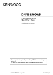 Kenwood DNN9150DAB Quick Start Guide