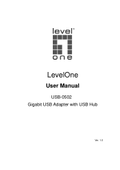 LevelOne USB-0502 Manual