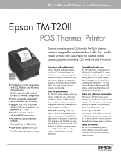 Epson TM-T20II Product Data Sheet