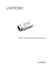 Lantronix XPort AR XPort AR - Command Reference