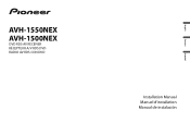 Pioneer AVH-1550NEX Installation Manual