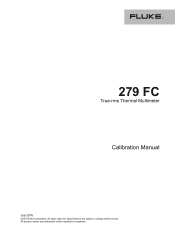 Fluke 279FC Calibration Guide