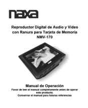 Naxa NM-145A NM-145 Spanish Manual