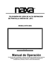 Naxa NTH-4002 Spanish Manual