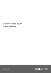 Dell Precision 5520 Owners Manual