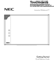 NEC IW77 Quick Reference Guide