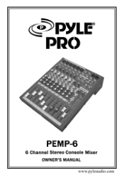 Pyle PEMP6 PEMP6 Manual 1