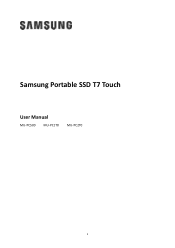 Samsung MU-PC1T0S User Manual