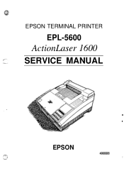 Epson ActionLaser 1600 Service Manual