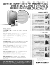 LiftMaster LMSC1000 LMSC1000 Product Guide Spanish