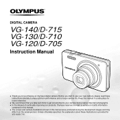 Olympus 228185 VG-140 Instruction Manual (English)