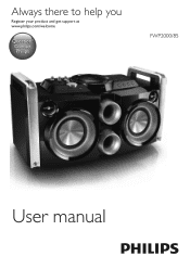 Philips FWP2000 User manual