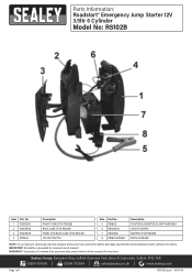 Sealey RS102B Parts Diagram