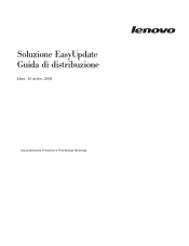 Lenovo ThinkServer RS110 (Italian) EasyUpdate Solution Deployment Guide