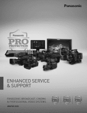 Panasonic AV-UHS500 Pro Video Enhanced Service and Support Brochure