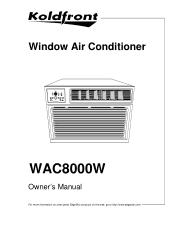EdgeStar WAC8000W Owner's Manual