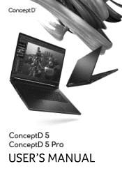 Acer ConceptD 7 User Manual