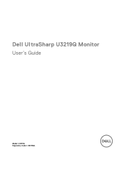 Dell U3219Q UltraSharp Monitor Users Guide
