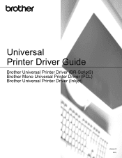 Brother International MFC-J6930DW Universal Printer Driver Guide