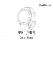 Garmin epix Gen 2 Owners Manual