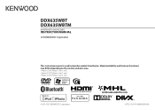 Kenwood DDX635WBTM Operation Manual