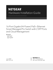 Netgear GS716TP Hardware Installation Guide