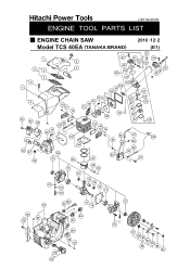 Tanaka TCS40EA18 Parts List