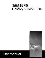 Samsung Galaxy S10 TracFone User Manual