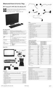 Compaq Pro 6300 Illustrated Parts & Service Map Pro 6300 All-in-One Business PC
