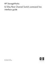 HP AK241A HP StorageWorks 8/20q Fibre Channel Switch command line interface guide (5697-7517, July 2008)
