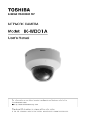 Toshiba IK-WD01A User Manual