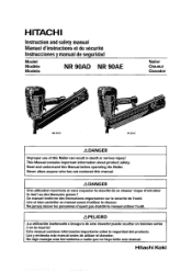 Hitachi NR90AE Instruction Manual