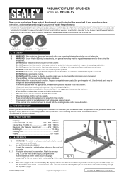 Sealey HFC08 Instruction Manual