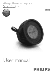 Philips SB2000P User manual