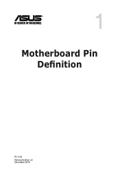 Asus H110-PLUS Motherboard Pin Definition.English
