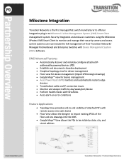Lantronix SM16TAT2SA Milestone Integration Partnership Overview PDF 478.44 KB